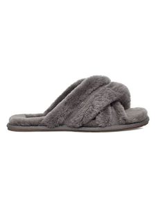 UGG Kapcie "Scuffita" w kolorze szarym z wełny jagnięcej rozmiar: 37. Szare kapcie Ugg, bez wzorów, z wełny. Za 297,26 zł.