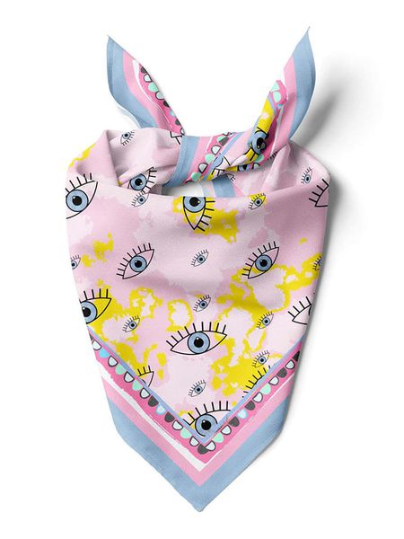 Lucky Bees Chusta w kolorze jasnoróżowym - 55 x 55 cm rozmiar: onesize. Różowe apaszki i chusty Lucky Bees, bez wzorów, z materiału. Za 44,50 zł.