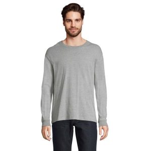 Koszulka Z Długim Rękawem Pioneer Melange Unisex Dla Dorosłych. Szare bluzki SOL'S, xs, bez wzorów, sportowe, bez kołnierzyka, bez ramiączek. Za 76,99 zł.
