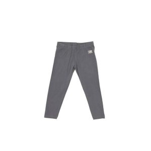 Legginsy z bawełna na czas wolny na co dzień. Szare legginsy LEONE 1947 APPAREL, bez wzorów, z bawełny. W wyprzedaży za 44,86 zł.