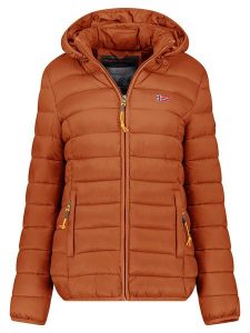 Geographical Norway Kurtka pikowana "Atikolor" w kolorze jasnobrązowym rozmiar: XL. Brązowe kurtki Geographical Norway, xl, bez wzorów, bez kaptura. Za 147,91 zł.