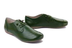 JOSEF SEIBEL 87201 971 244 Fiona 01 india, półbuty damskie. Zielone półbuty Josef Seibel, bez wzorów, ze skóry, bez obcasa, bez zapięcia. Za 179,95 zł.
