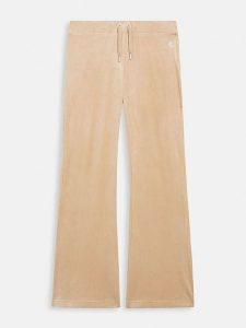 Juicy Couture Spodnie dresowe w kolorze beżowym rozmiar: S. Brązowe spodnie dresowe Juicy Couture, s, bez wzorów, z dresówki. Za 140,20 zł.