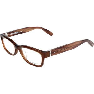 Oprawki "THE LINDA" w kolorze jasnobrązowym. Brązowe okulary przeciwsłoneczne marki Porsche Design, Bobbi Brown. W wyprzedaży za 149,95 zł.