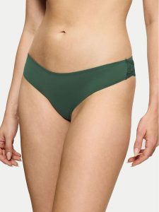 Triumph Figi brazylijskie Lovely Micro 10182554 Zielony. Zielone figi Triumph, bez wzorów, z syntetyku. Za 39,99 zł.