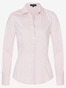 More & More Bluzka w kolorze jasnoróżowo-białym rozmiar: 42. Różowe bluzki More & More, bez wzorów, z bawełny, bez kołnierzyka, bez ramiączek. Za 86,99 zł.