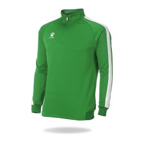 Kelme Sudadera Global Verde Unisex. Zielone swetry klasyczne KELME, na zimę, bez kołnierzyka. W wyprzedaży za 115,30 zł.