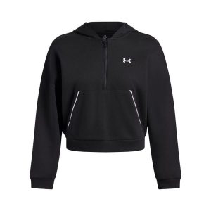 Bluza damska z kapturem Under Armour Rival Piped. Czarne bluzy Under Armour, bez wzorów, z kapturem. Za 312,50 zł.