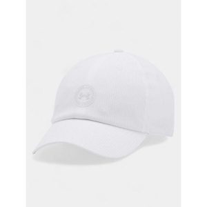 Czapka Z Daszkiem Damska Under Armour Regulowana Biała Iso Chill One Size. Białe czapki Under Armour, bez wzorów, sportowe. Za 149,99 zł.