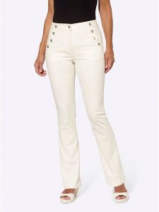 WITT WEIDEN Dżinsy - Regular fit - w kolorze kremowym rozmiar: 21. Brązowe jeansy WITT WEIDEN, bez wzorów, z podwyższonym stanem. Za 39,99 zł.