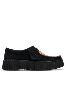 Clarks Półbuty Torhill Bee 26181189 Brązowy. Brązowe półbuty Clarks, bez wzorów, ze skóry, bez obcasa, na płaskiej podeszwie, bez zapięcia. Za 409,99 zł.