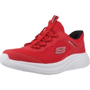 Buty SKECHERS BOUNDER PRO Czerwony. Czerwone buty trekkingowe Skechers, z syntetyku, bez zapięcia. Za 216,99 zł.