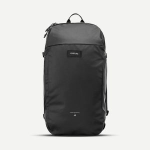 Plecak trekkingowy Forclaz Travel 500 40 litrów Organizer. Czarne plecaki FORCLAZ. Za 299,99 zł.