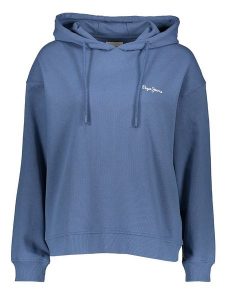 Pepe Jeans Bluza w kolorze granatowym rozmiar: XL. Niebieskie bluzy Pepe Jeans, xl, bez wzorów, z jeansu, z kapturem. Za 153,71 zł.
