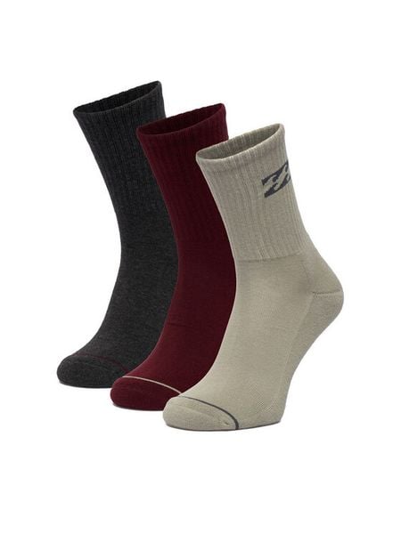Billabong Skarpety długie CEO_BR_BILLA_3061_W_AW25 (3 PACK) Kolorowy. Skarpetki Billabong, bez wzorów, z bawełny. Za 39,99 zł.
