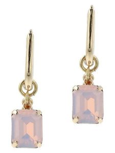 Otazu Pozłacane kolczyki-kreole z kryształami rozmiar: onesize. Żółte kolczyki Otazu, z kryształem, pozłacane. Za 86,99 zł.