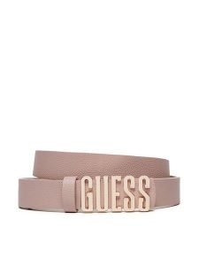 Guess Pasek Damski Vikky BW9114 P4225 Różowy. Czerwone paski Guess, z aplikacjami, ze skóry. Za 139,99 zł.