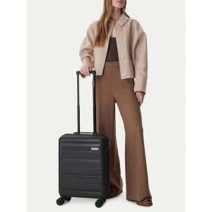 Walizka kabinowa GINO ROSSI. Czarne walizki Gino Rossi, bez wzorów. Za 259,99 zł.