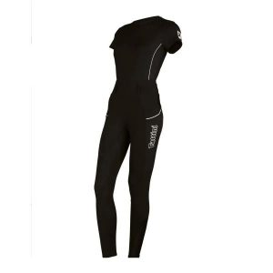 Damskie legginsy jeździeckie z pełną przyczepnością Tattini Passiflora. Czarne legginsy TATTINI, bez wzorów, z materiału. Za 361,50 zł.