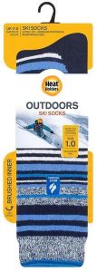 Skarpety narciarskie Heat Holders Apres Skiblue - 37-42. Niebieskie skarpetki HEAT HOLDERS, bez wzorów, z dzianiny. Za 131,99 zł.