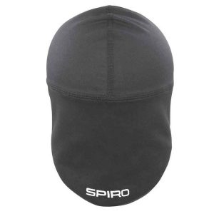 Czapka Zimowa Bikewear. Czarne czapki SPIRO, bez wzorów, z elastanu. Za 42,99 zł.