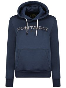 Maison Montaigne Bluza "Gontaigne" w kolorze granatowym rozmiar: L. Niebieskie bluzy Maison Montaigne, l, bez wzorów, z kapturem. Za 161,73 zł.
