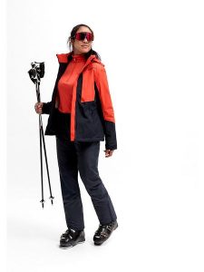 Maier Sports Spodnie narciarskie "Majelletta" w kolorze granatowym rozmiar: 38. Niebieskie spodnie dresowe Maier Sports, m, bez wzorów. Za 389,08 zł.