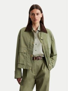 Marc O'Polo Kurtka przejściowa 506 0080 70301 Zielony Regular Fit. Zielone kurtki Marc O'Polo, bez wzorów, z bawełny, bez kaptura. Za 589,99 zł.