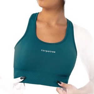Biustonosz treningowy Carpatree Blaze Seamless. Niebieskie biustonosze Carpatree, bez wzorów. Za 119,99 zł.