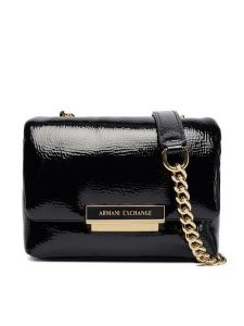 Armani Exchange Torebka XW000357 AF17239 UC001 Czarny. Czarne torebki klasyczne Armani Exchange, bez wzorów, ze skóry, bez dodatków. Za 589,99 zł.