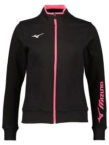 Mizuno Bluza "Team" w kolorze czarnym rozmiar: L. Czarne bluzy Mizuno, l, bez wzorów, bez kaptura. Za 105,38 zł.