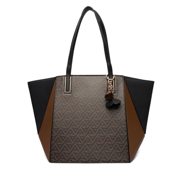 Torebka Aldo. Brązowe shopper bag ALDO, bez wzorów, bez dodatków. Za 219,99 zł.