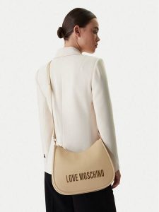 LOVE MOSCHINO Torebka JC4021PP1OKD0129 Beżowy. Brązowe torebki klasyczne LOVE MOSCHINO, bez wzorów, ze skóry, bez dodatków. Za 673,99 zł.