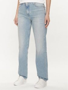 Mustang Jeansy Brooke 1013427 Niebieski Straight Fit. Niebieskie jeansy Mustang, bez wzorów, z bawełny. Za 449,99 zł.