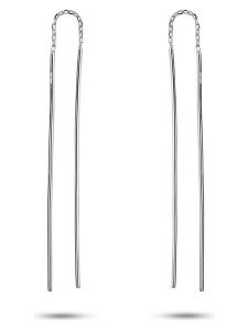 Eclat d'Argent Srebrne kolczyki rozmiar: onesize. Szare kolczyki Eclat d'Argent, srebrne. Za 56,99 zł.