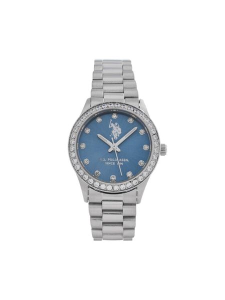 U.S. Polo Assn. Zegarek Felicity USP8406LB Srebrny. Szare, analogowe zegarki U.S. Polo Assn. Za 589,99 zł.