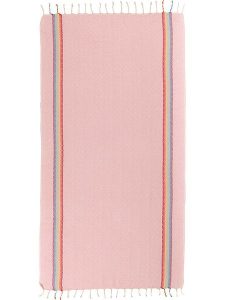 Samimi Chusta hammam w kolorze jasnoróżowym ze wzorem - 180 x 100 cm rozmiar: onesize. Różowe apaszki i chusty Samimi, bez wzorów, z bawełny. Za 69,99 zł.