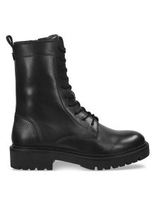 Gant Trapery 29541779 Czarny. Czarne buty zimowe GANT, ze skóry, bez obcasa, bez zapięcia. Za 649,99 zł.