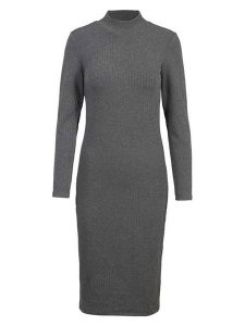 Herrlicher Sukienka w kolorze antracytowym rozmiar: XS. Czarne sukienki Herrlicher, xs, bez wzorów, bez kołnierzyka, bez ramiączek, midi. Za 165,99 zł.