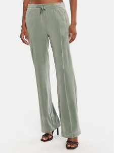 Juicy Couture Spodnie dresowe Tina JCAPW045 Zielony Regular Fit. Zielone spodnie dresowe Juicy Couture, l, bez wzorów, z dresówki. Za 359,99 zł.