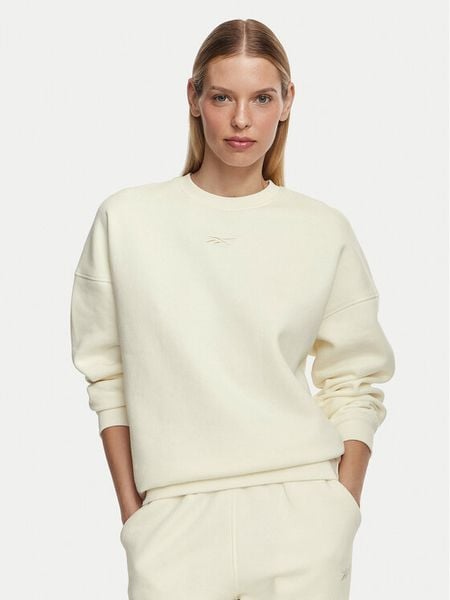 Reebok Bluza Reebok x Ewa Chodakowska RK25978CCW Kremowy Regular Fit. Białe bluzy Reebok, xs, bez wzorów, z bawełny, bez kaptura. Za 179,99 zł.
