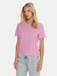 Quiksilver T-Shirt Essential EQWZT03196 Fioletowy Regular Fit. Fioletowe t-shirty Quiksilver, xs, bez wzorów, z bawełny, bez kołnierzyka, bez ramiączek. Za 149,99 zł.