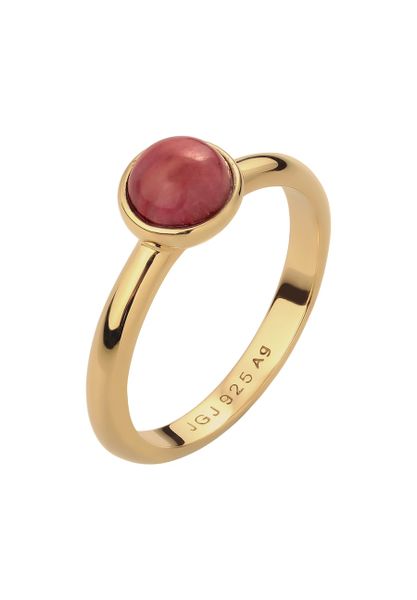 Elli Pierścionek Damski Agat Czerwonym kaboszonem 925 Sterling Silver Pierścionki 1 ct. Czerwone pierścionki Elli, z agatem, srebrne. Za 248,99 zł.