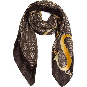Chusta GUESS - AW8060 VIS03 BRO. Apaszki i chusty marki Guess. Za 229,00 zł.