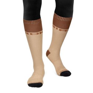 Skarpety snowboardowe Siroko Fuji Brown. Brązowe skarpetki SIROKO, bez wzorów. Za 63,00 zł.