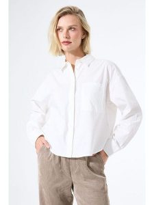 Garcia Koszula w kolorze białym rozmiar: XXL. Białe koszule Garcia, xxl, bez wzorów, z bawełny, bez kołnierzyka, bez ramiączek. Za 104,99 zł.
