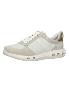 Ara Shoes Sneakersy w kolorze złoto-beżowo-kremowym rozmiar: 38. Brązowe trampki Ara Shoes, bez wzorów, z materiału, bez zapięcia. Za 250,35 zł.