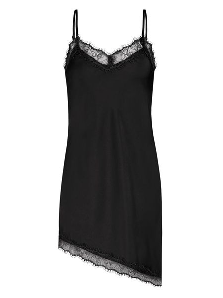 Sublevel Sukienka w kolorze czarnym rozmiar: M/L. Czarne sukienki Sublevel, l, bez wzorów, z koronki, z asymetrycznym kołnierzem, bez ramiączek, midi, asymetryczne. Za 131,74 zł.