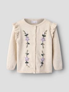 Name it Kardigan "Dunia" w kolorze beżowym rozmiar: 92. Brązowe kardigany Name it, z bawełny. Za 69,99 zł.