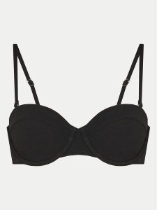 Tommy Hilfiger Góra od bikini UW0UW05814 Czarny. Czarne bikini TOMMY HILFIGER, bez wzorów, z syntetyku. Za 139,99 zł.